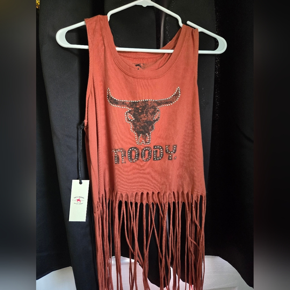 Idyllwind by Miranda Lambert fringe Moody tank top